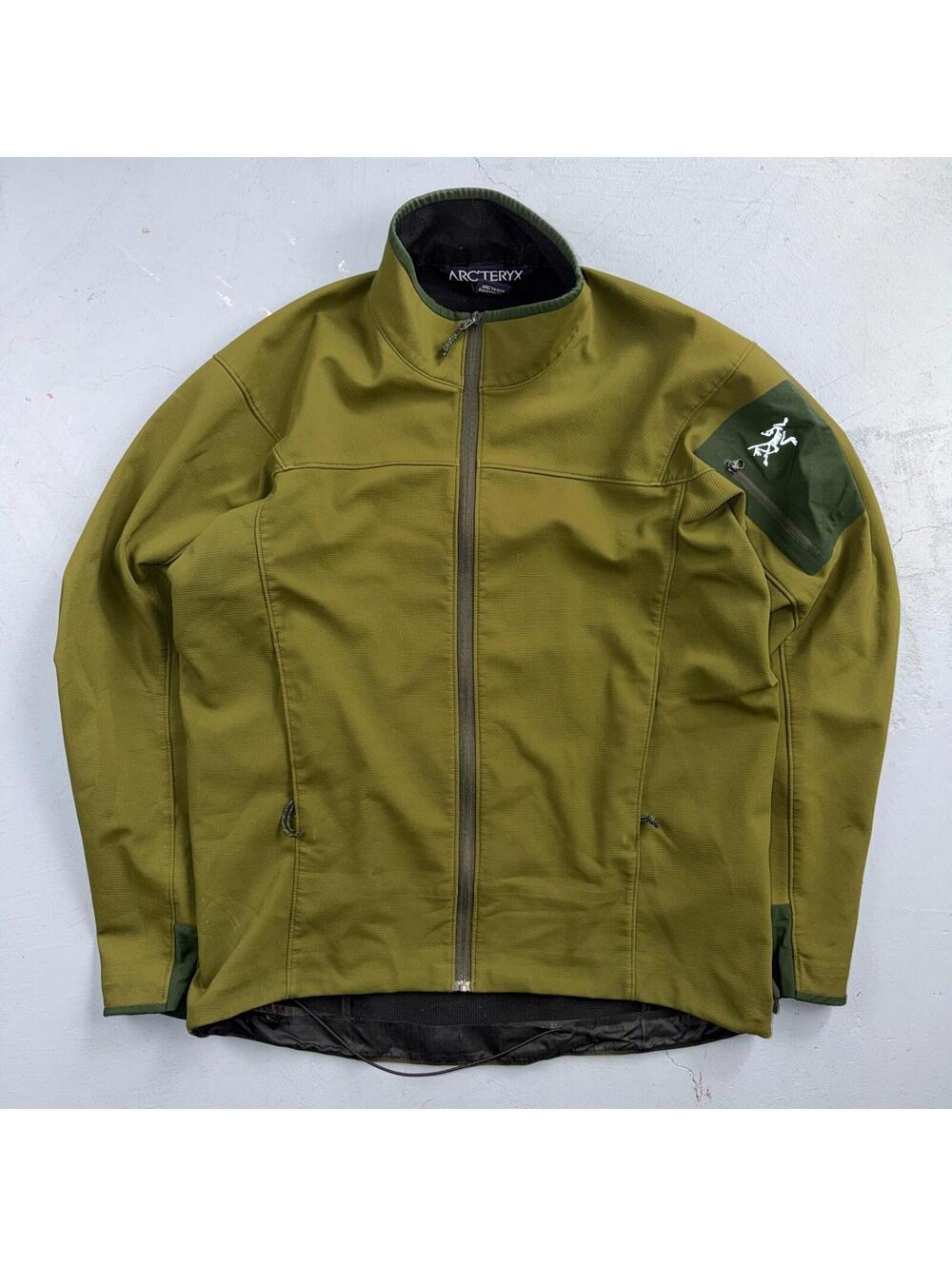 Arc’teryx Epsilon LT Soft Shell Green Zipup Jacket Tagged S VTG Y2K Rare Color
